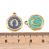 304 Stainless Steel Enamel Pendants STAS-P425-01G-09-3