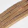 Electroplate Non-magnetic Synthetic Hematite Beads Strands G-Q465-40KC-1