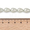 Electroplate Opaque Glass Imitation Pearl Beads Strands EGLA-H113-09B-03-4