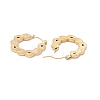 Ion Plating(IP) 304 Stainless Steel Wave Hoop Earrings for Women EJEW-I267-05G-2