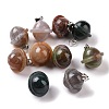 Natural & Synthetic Mixed Gemstone Pendants G-B041-01P-2