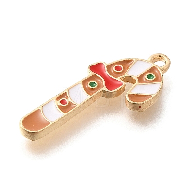 Christmas Theme Alloy Enamel Pendants ENAM-Q509-01KCG-01-1