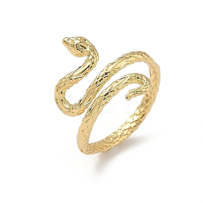 Brass Cuff Rings RJEW-Z101-03G-1