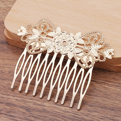 Brass Hair Comb Findings PW-WGEBCA5-04-1