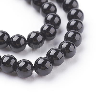 Natural Tourmaline Beads Strands X-G-G099-4mm-11-1