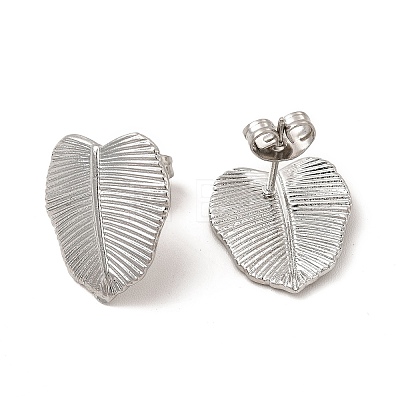 Non-Tarnish 304 Stainless Steel Stud Earrings for Women LS-EJEW-I281-37P-1