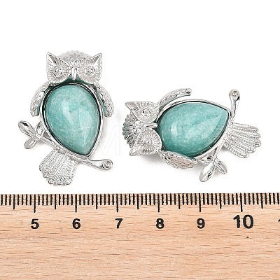 Natural Amazonite Pendants G-A315-03H-P-1