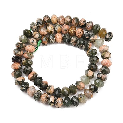 Natural Green Opal Beads Strands G-C259-A51-5x8mm-1
