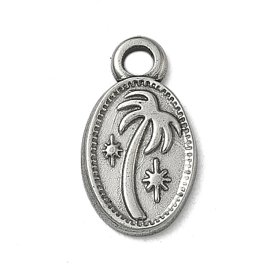 304 Stainless Steel Charms STAS-P422-05P-1