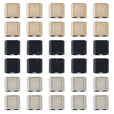 SUPERFINDINGS 30Pcs 3 Colors Zinc Alloy Slide Charms FIND-FH0008-74-1