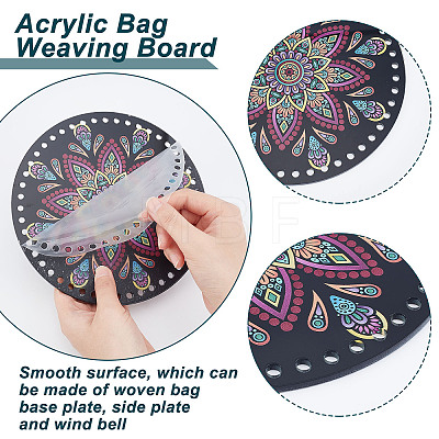 Acrylic Bag Bottom DIY-WH0304-376A-1