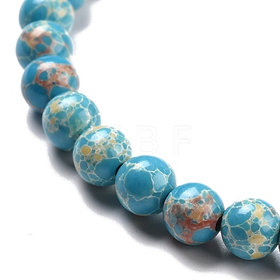 Synthetic Imperial Jasper Beads Strands G-E568-01A-05-1