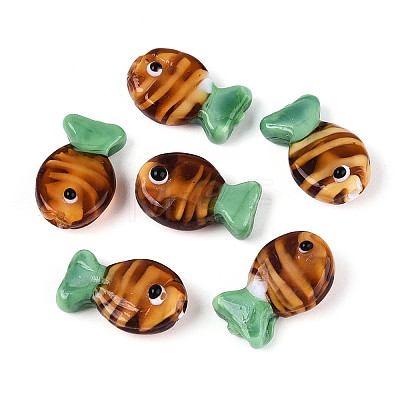 Handmade Lampwork Beads Strands LAMP-N021-41-A08-1