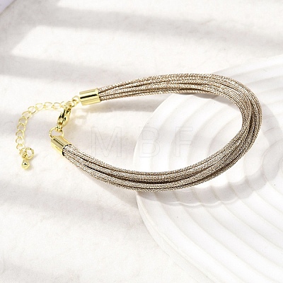 Women's Polyester Bracelets BJEW-H642-02G-1