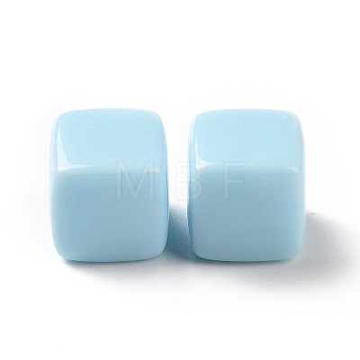 Opaque Acrylic Beads OACR-E015-02F-1