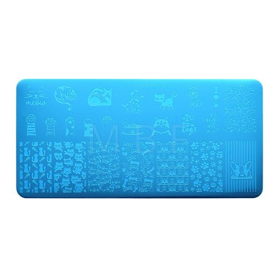 Stainless Steel Nail Art Stamping Plates MRMJ-S048-007-1