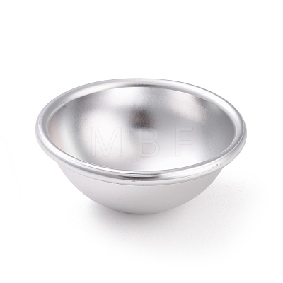 Aluminum Half Sphere Molds AJEW-E048-01P-02-1
