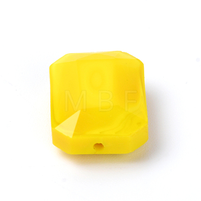 Opaque Solid Color Glass Beads GLAA-WH0025-58E-1
