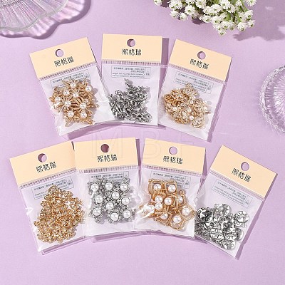 SHEGRACE Brass Pave Clear Cubic Zirconia Charms XGRQ4D002-658P-1