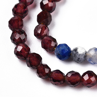 Natural Mixed Gemstone Beads Strands G-D080-A01-02-32-1