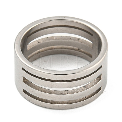 304 Stainless Steel Rings RJEW-A034-10P-1