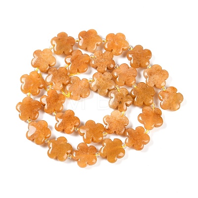 Natural Topaz Jade Beads Strands G-NH0028-01A-1