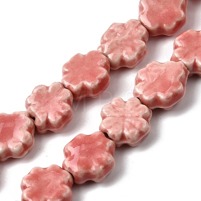 Handmade Porcelain Beads Strands PORC-K010-05C-1