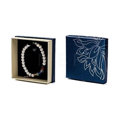 Cardboard Jewelry Bracelet Boxes X-CBOX-E009-02-1