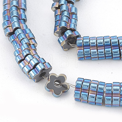 Electroplate Non-magnetic Synthetic Hematite Beads Strands G-T061-134A-1