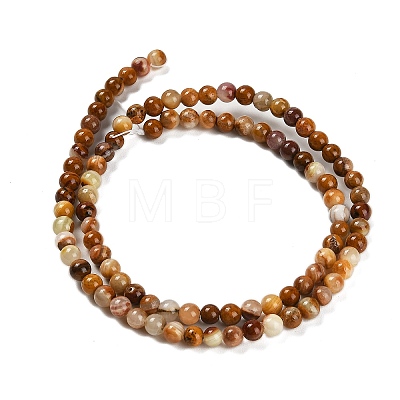 Natural Wood Lace Stone Beads Strands G-B128-A04-01-1