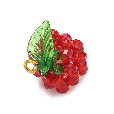Transparent Glass Pendants PALLOY-MZ00904-1