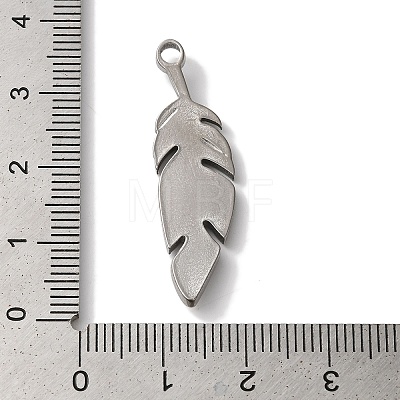 304 Stainless Steel Pendants STAS-L081-005P-03-1