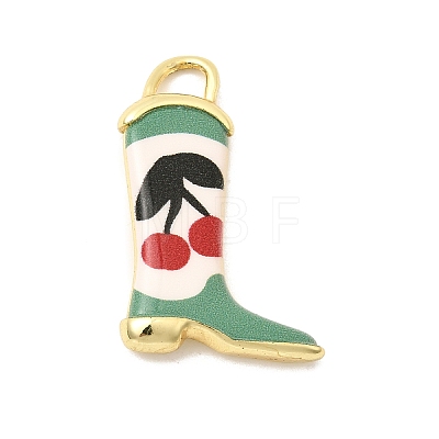 Printed Brass Pendants KK-K274-06G-14-1