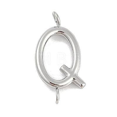 304 Stainless Steel Letter Connector Charms STAS-M108-01P-17-1