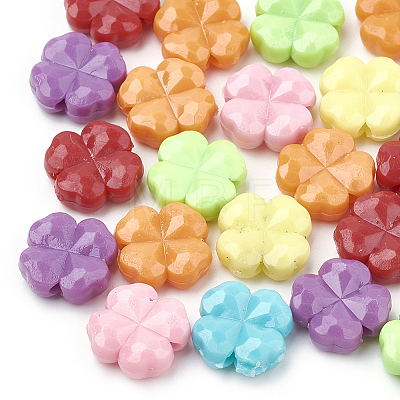 Opaque Acrylic Beads X-MACR-S296-14-1