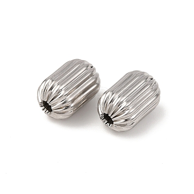 Textured 304 Stainless Steel Beads STAS-I358-11P-06-1