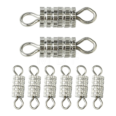 20Pcs Brass Screw Clasps KK-YW0002-40P-1