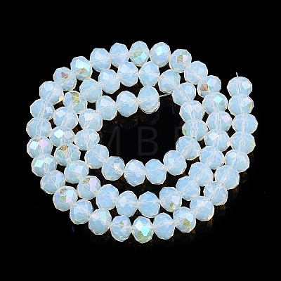 Electroplate Glass Beads Strands EGLA-A044-J8mm-L06-1