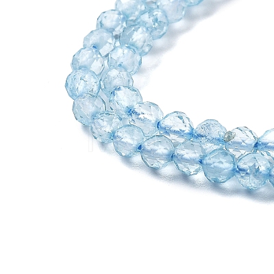 Natural Blue Topaz Beads Strands X-G-H079-A02-03-1