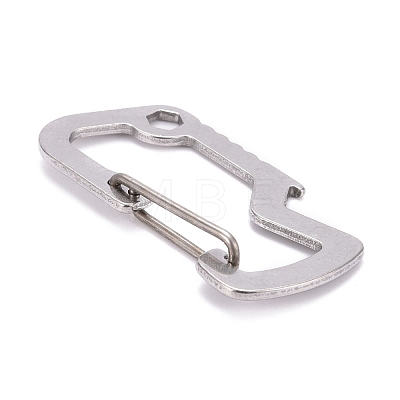 202 Stainless Steel Key Clasps STAS-F268-05P-1