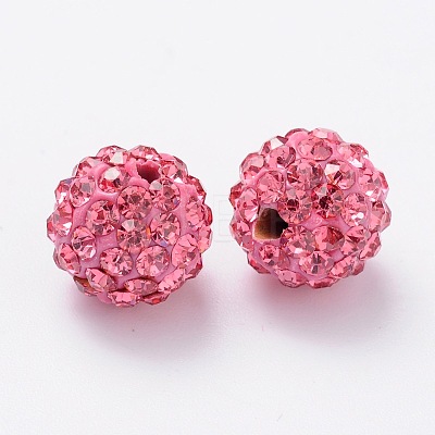 Pave Disco Ball Beads RB-H258-8MM-209-1