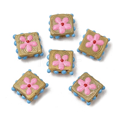 Handmade Lampwork Enamel Beads LAMP-S079-08F-1