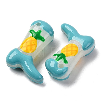 Baking Paint Glass Enamel Beads BLOW-D300-01L-1