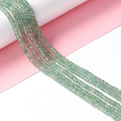 Grade AA Natural Green Kyanite Beads Strands G-A021-06A-1