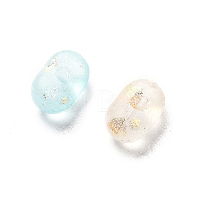 Gradient Color Transparent Frosted Acrylic Beads X1-OACR-M023-06F-1