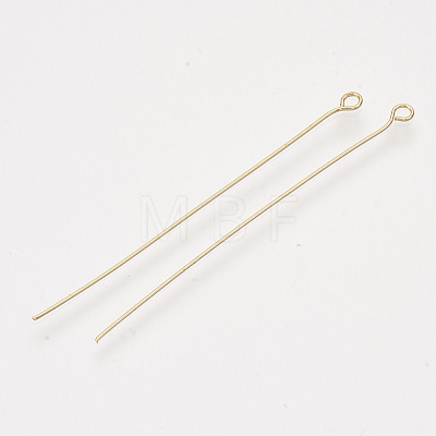 Brass Eye Pins KK-S348-405C-1