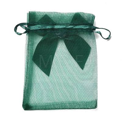 Rectangle Lace Organza Drawstring Gift Bags LS-OP-K002-02-1