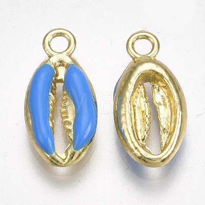 Alloy Enamel Pendants PALLOY-T065-27A-1
