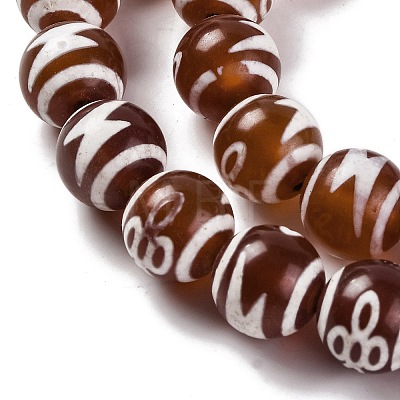 Tibetan Style dZi Beads G-U006-06F-01-1