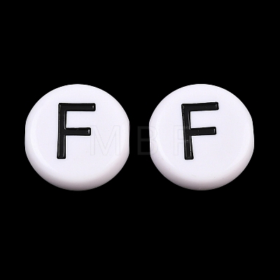 Opaque Acrylic European Beads AC-CBA3BDD-01F-1